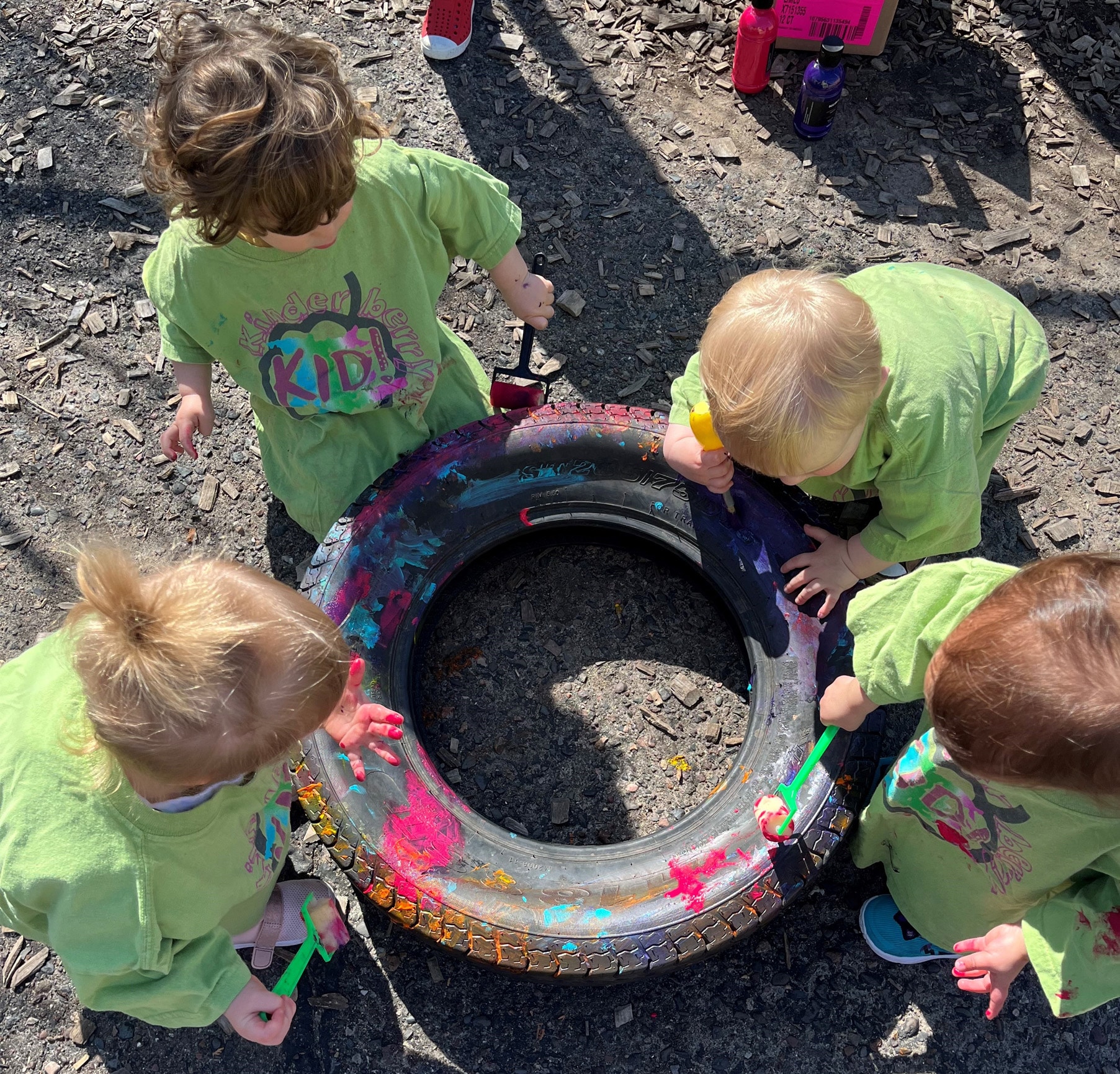 Summer in the Kinderberry Hill Outdoor Classroom